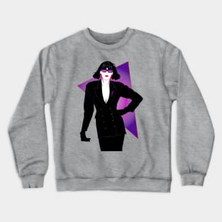 Synthwave Agent 80s Patrick Nagel Crewneck Sweatshirt